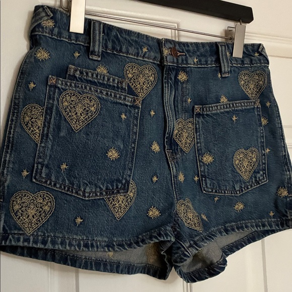 Free People Bettie Embroidered Sailor Shorts - Picture 5 of 10
